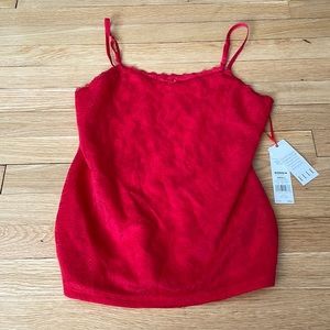 NWT Red lace night shirt Small